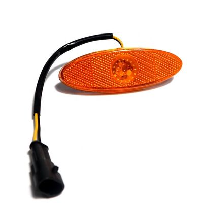 HIGER 2010- LED Amber luces de marcado trasero 24V Marcadores laterales para camiones