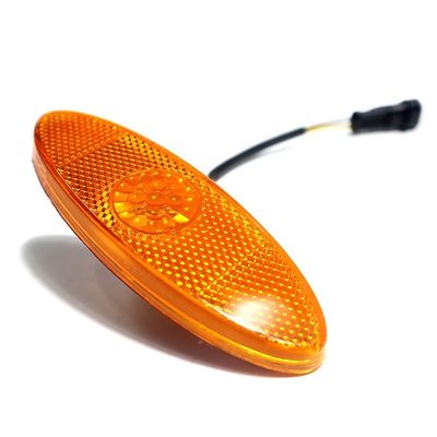 HIGER 2010- LED Amber luces de marcado trasero 24V Marcadores laterales para camiones