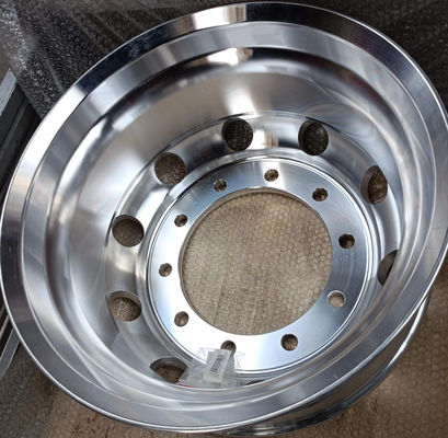 143.1mm PCD Concave Diseño Rueda de aleación de aluminio para Zhongtong Autobús de piezas de repuesto
