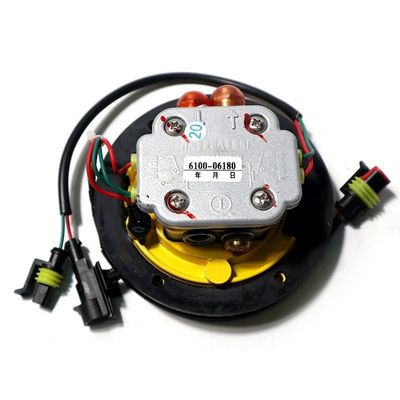 Higer KLQ6542 Válvula de emergencia de la puerta de pasajeros redonda del autobús 6100-02318 para el año 2006