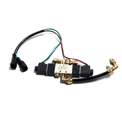 Válvula de solenoide neumática de control de pasajeros de autobús de 24 V para King Long Bus Metal