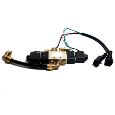 Válvula de solenoide neumática de control de pasajeros de autobús de 24 V para King Long Bus Metal