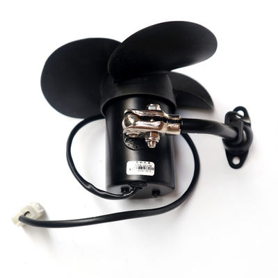 2010- Accesorios de autobús de plástico de velocidad única de polo largo conductor negro ventilador para el autobús KING LONG