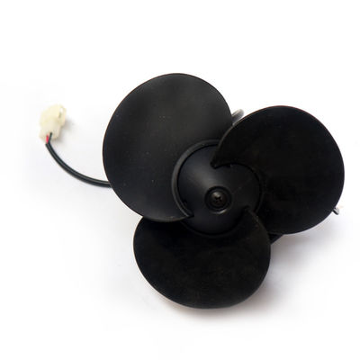 2010- Accesorios de autobús de plástico de velocidad única de polo largo conductor negro ventilador para el autobús KING LONG
