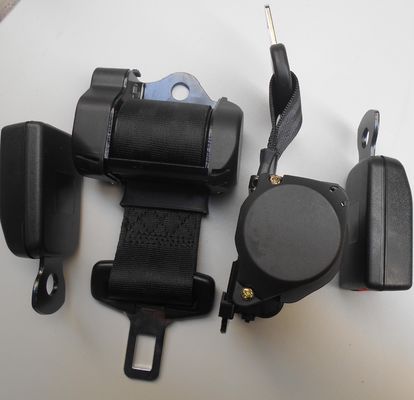 HAISE CLASSIC Cinturón de seguridad negro retráctil de dos puntos muy delgado para piezas de autobuses Golden Dragon