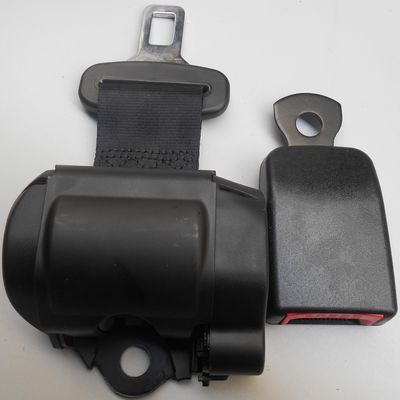 HAISE CLASSIC Cinturón de seguridad negro retráctil de dos puntos muy delgado para piezas de autobuses Golden Dragon