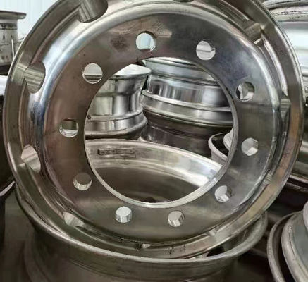 Repuestos para camiones de autobuses Rueda de aleación de plata para autobuses Zhongtong Perfecto ajuste y rendimiento